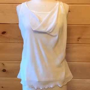 COPY - Soft Surroundings white tank, size Medium